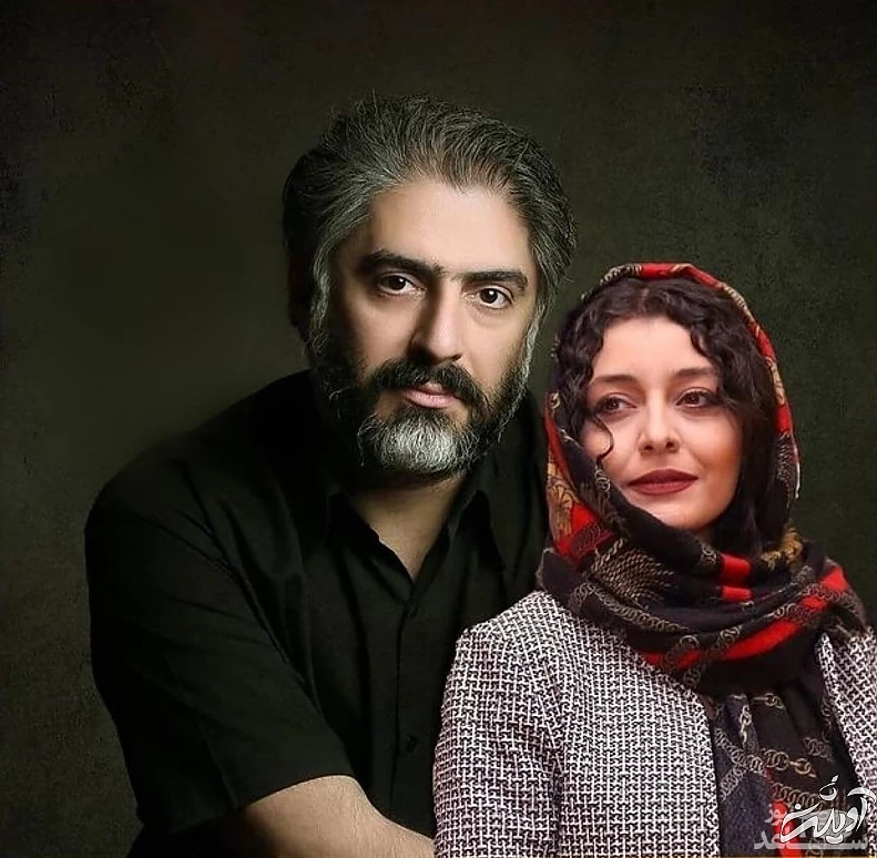 ساره بیات و همسرش